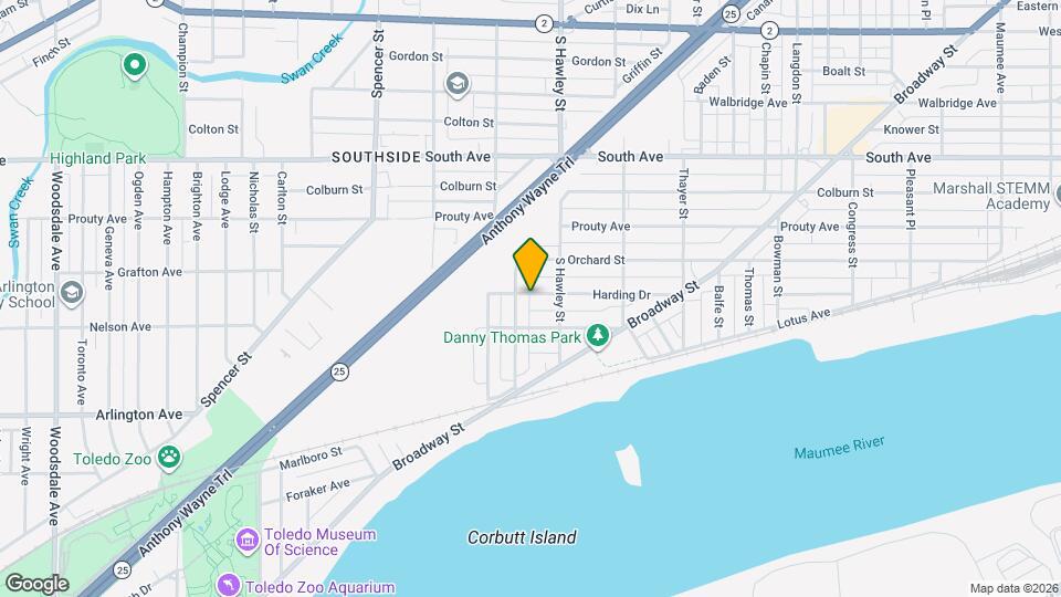 1127 Harding Dr Map and Location Details