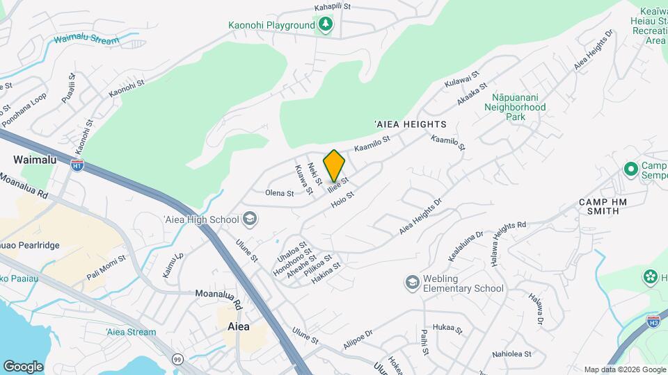 98-940-940 Iliee St Map and Location Details