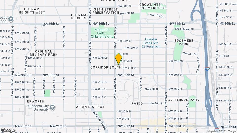 1019 NW 31st St Map and Location Details