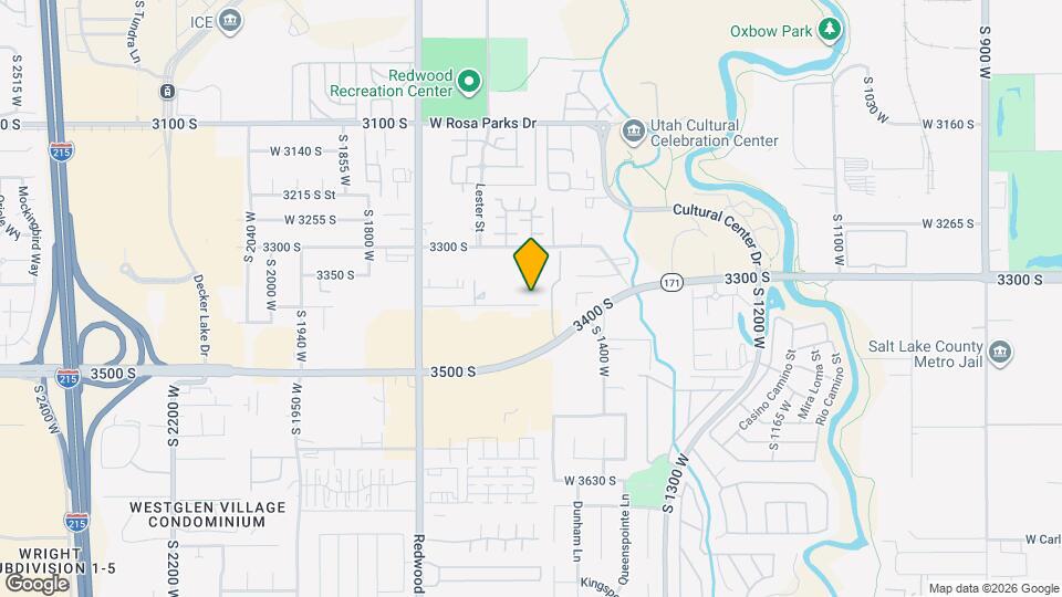 1512 W 3395 S Map and Location Details
