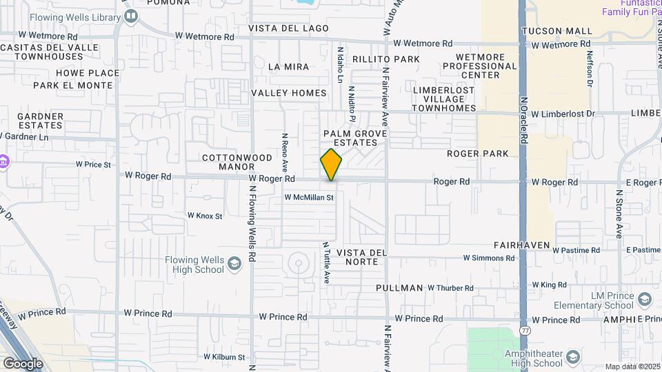 3953-3955 N Palm Grove Dr Mapa y Detalles de la Ubicación