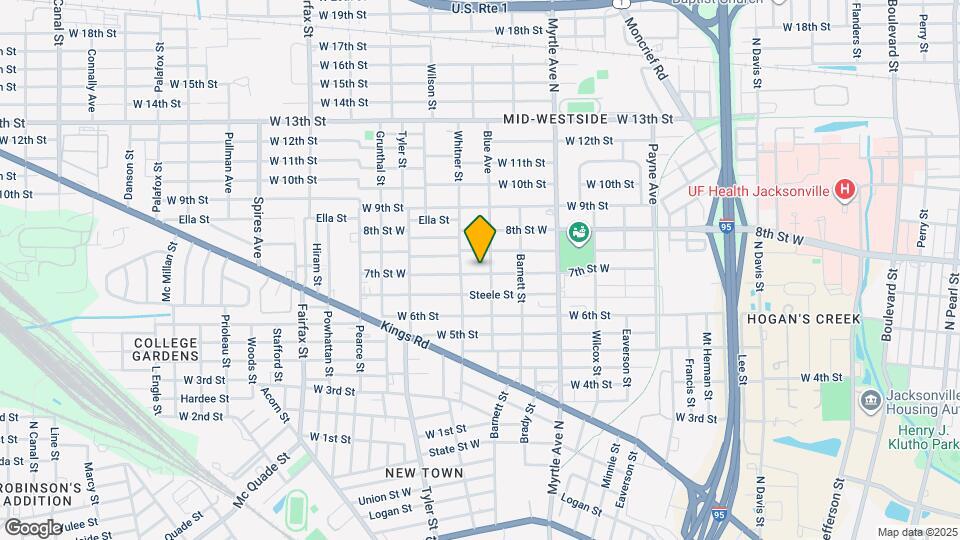 1469 W 7th St Map and Location Details