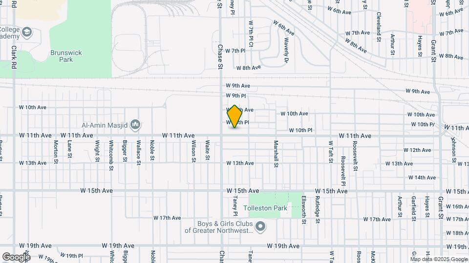 2948 W 11th Ave Map and Location Details