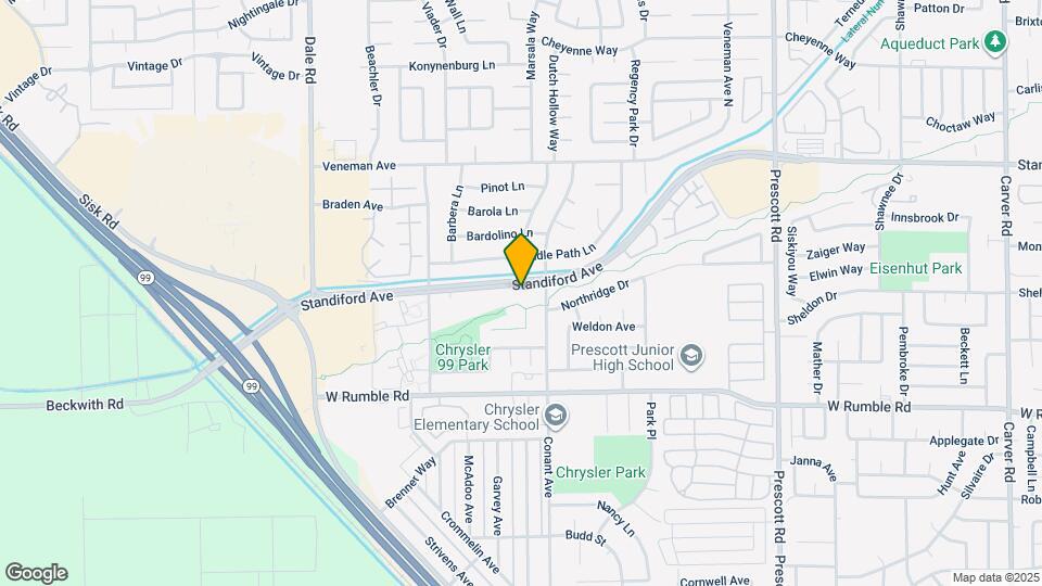 2508 Standiford Ave Map and Location Details