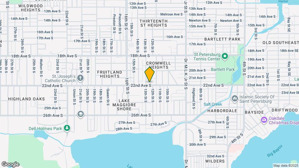 1247 22nd Ave S Map and Location Details