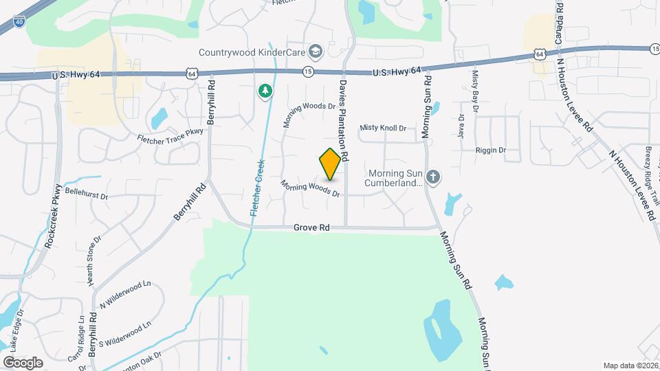 2672 Morning Woods Dr Map and Location Details
