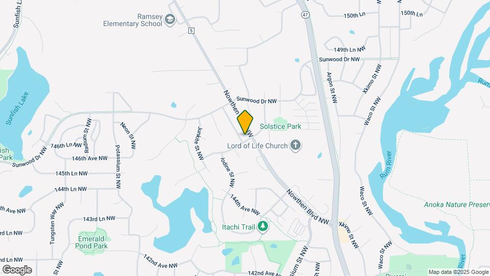 14601 Helium St NW Mapa y Detalles de la Ubicación