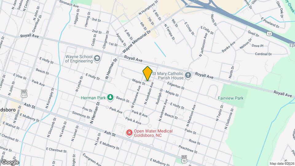 1207 Maple St Map and Location Details