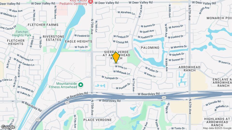7216 W Irma Ln Map and Location Details