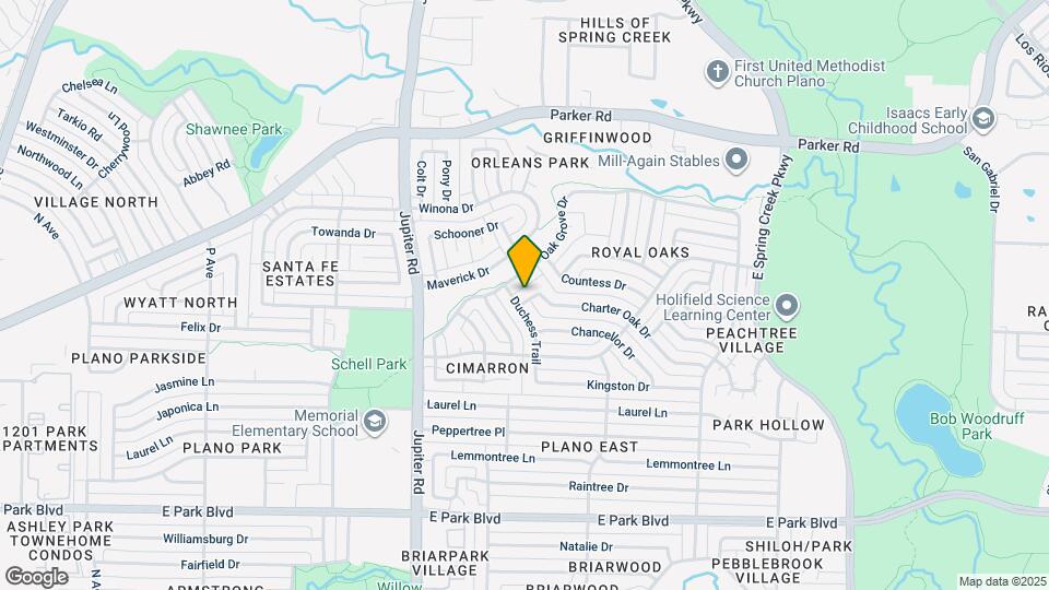 2605 Charter Oak Dr Map and Location Details