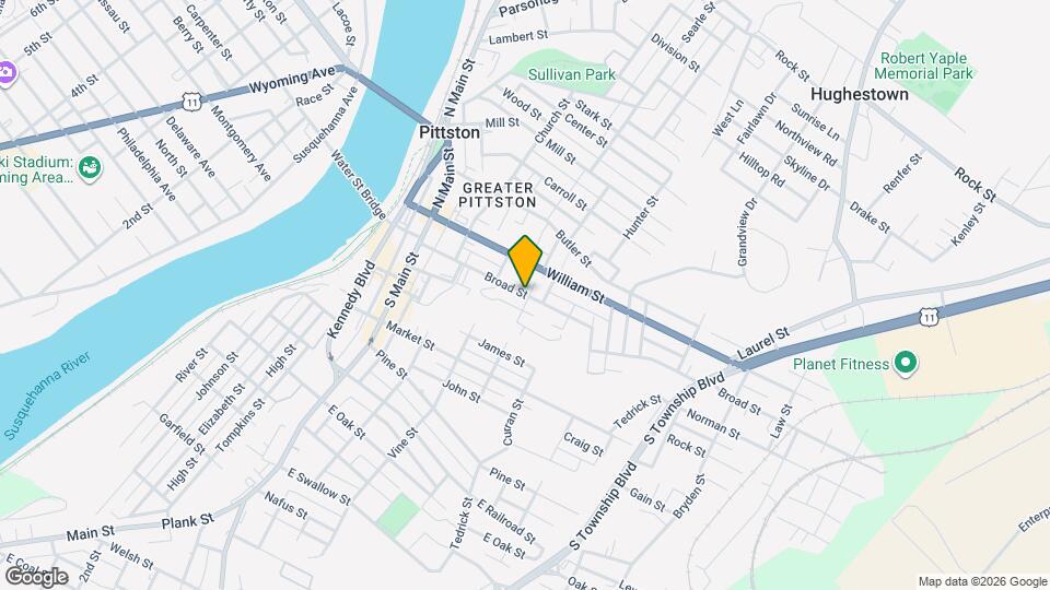 118 1/2 Broad St Map and Location Details