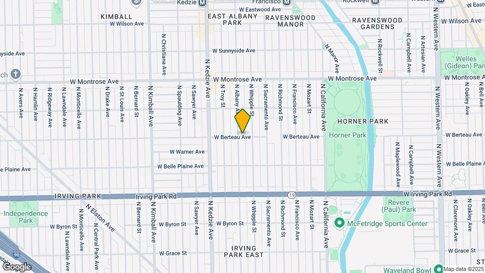 3052 W Berteau Ave, Unit 2 Mapa y Detalles de la Ubicación