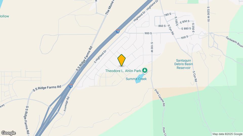 284 W Saddlebrook Dr Map and Location Details