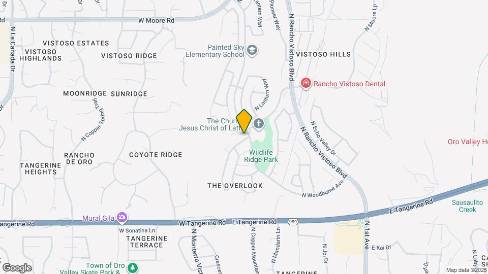 12335 N Kylene Canyon Dr Map and Location Details