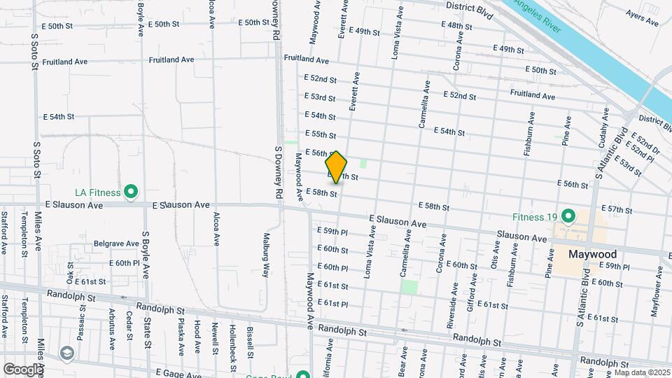 3565 E 58th St Map and Location Details