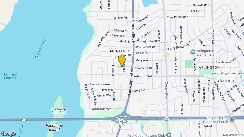1336 Easter St Map and Location Details