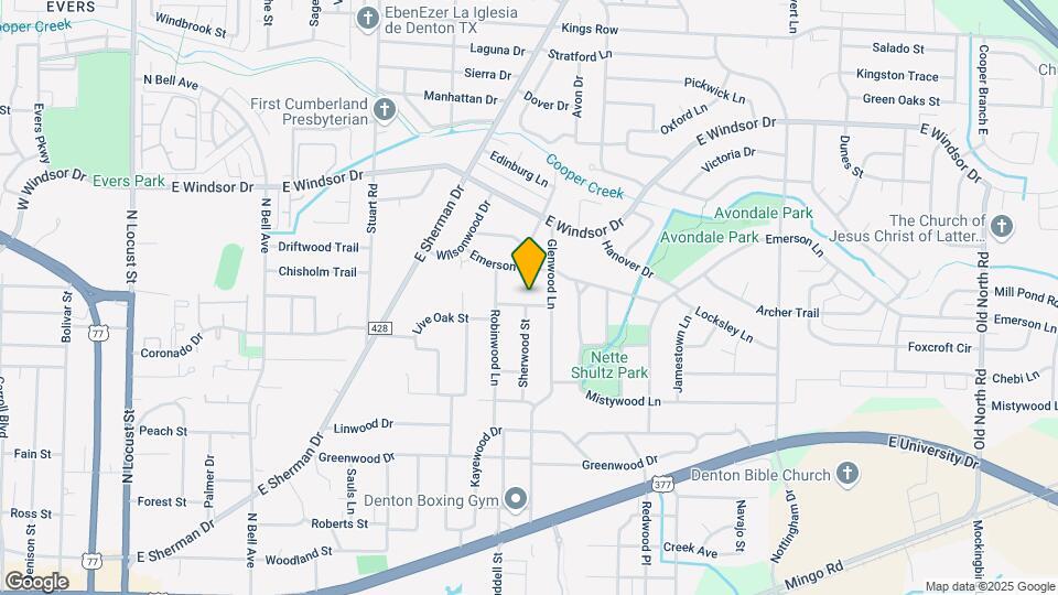 1217 Clover Ln Map and Location Details
