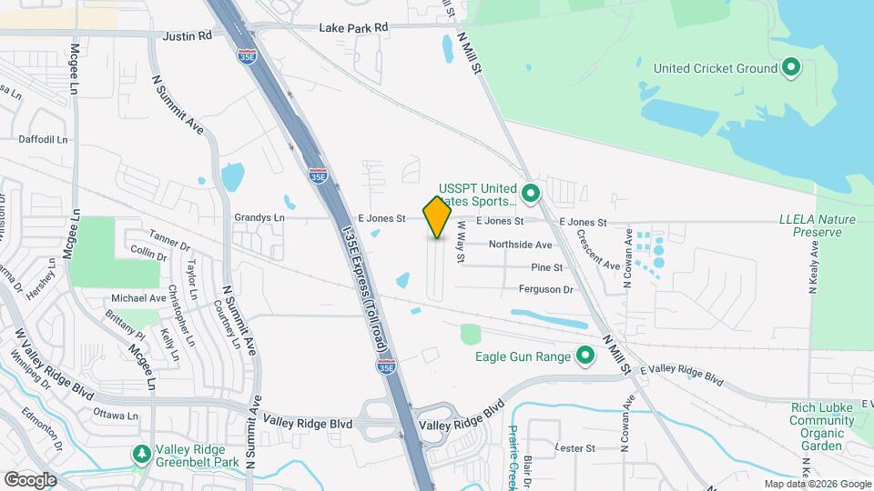 1433 Lakecrest Ln Map and Location Details