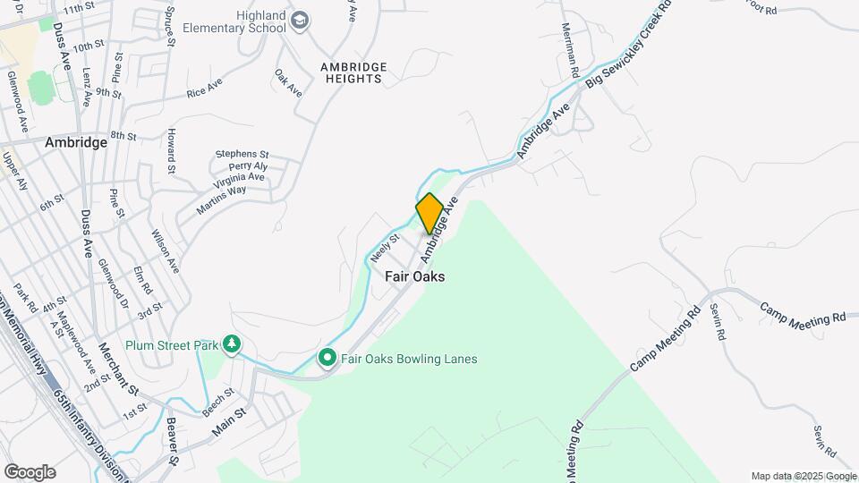 417 Ambridge Ave, Unit Lower Unit Map and Location Details