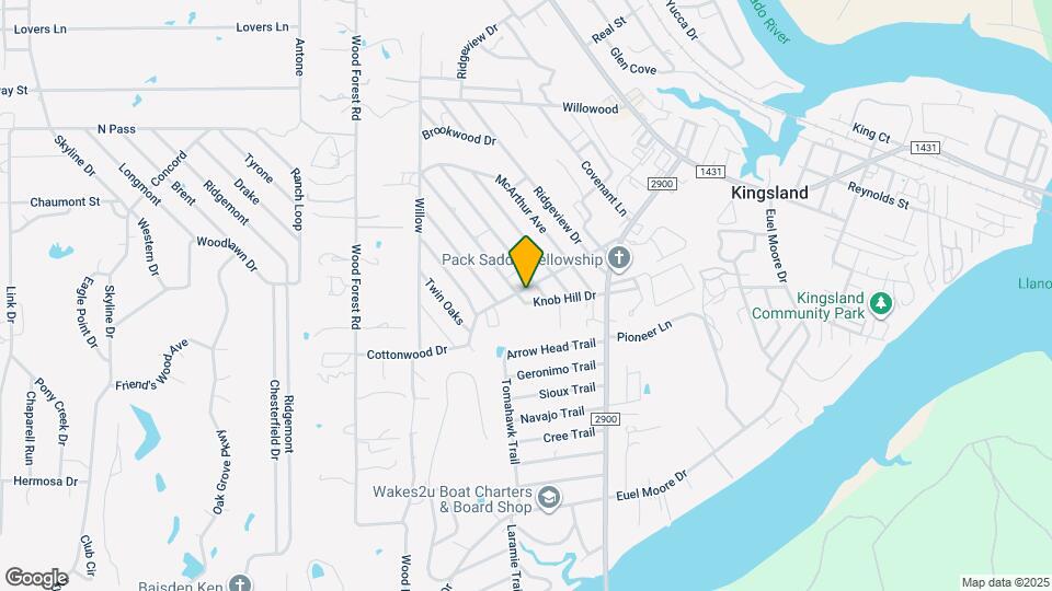 1710 Cedar Park Map and Location Details