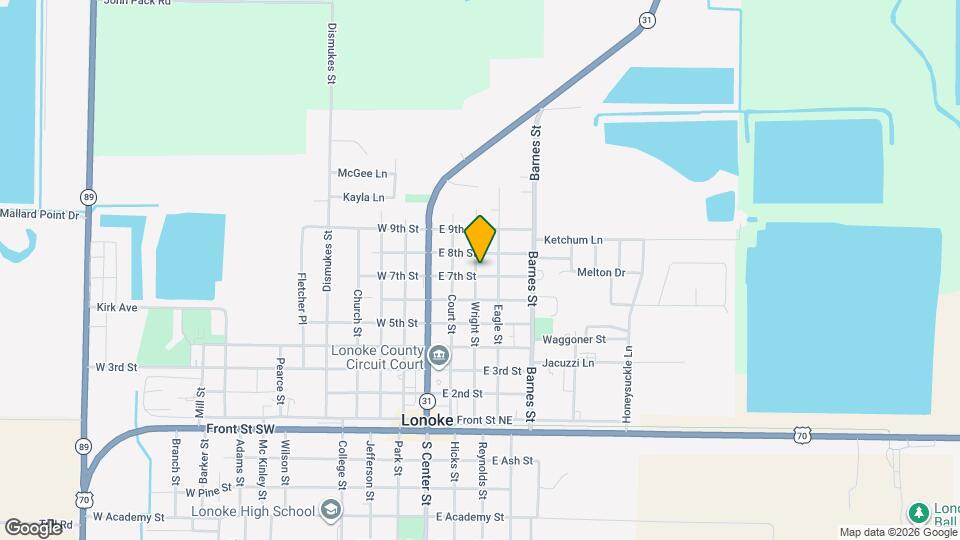 703 Wright St Map and Location Details