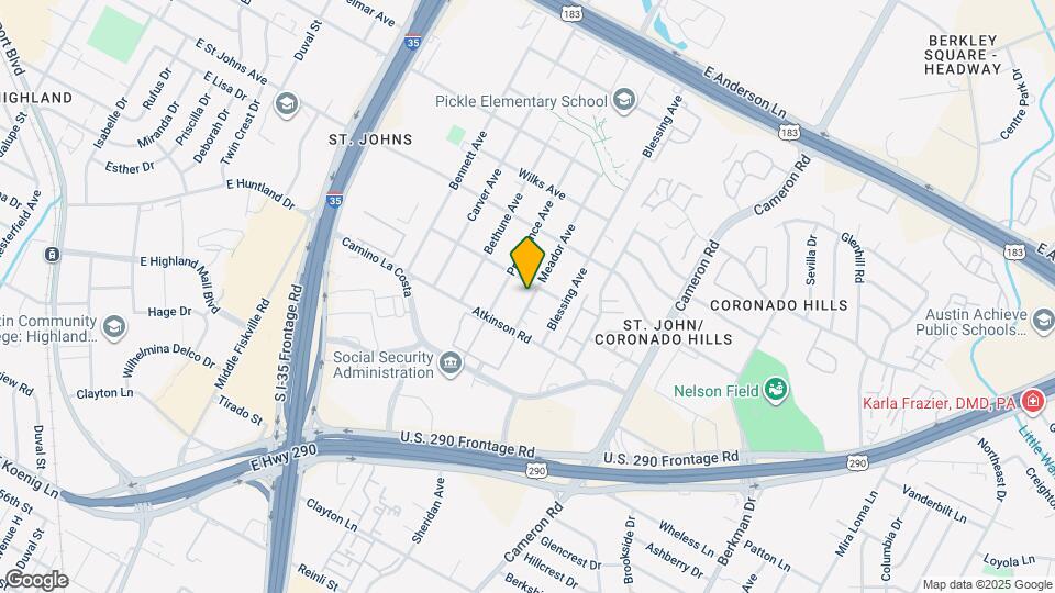 6916 Meador Ave Map and Location Details