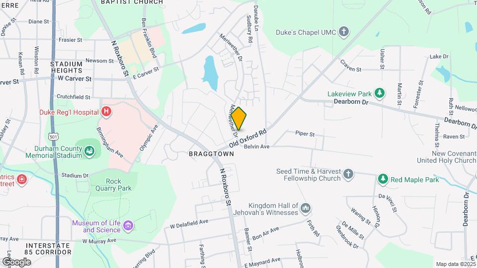 3606 Meriwether Dr Mapa y Detalles de la Ubicación