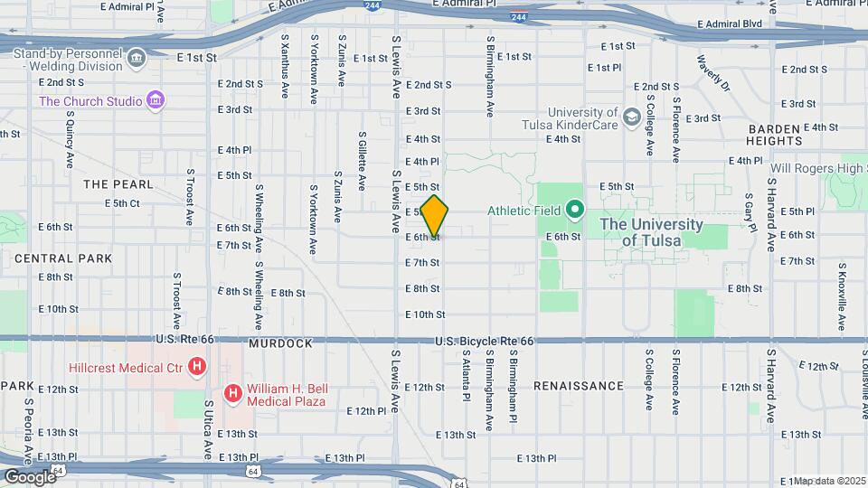 2440 E 6th St Map and Location Details