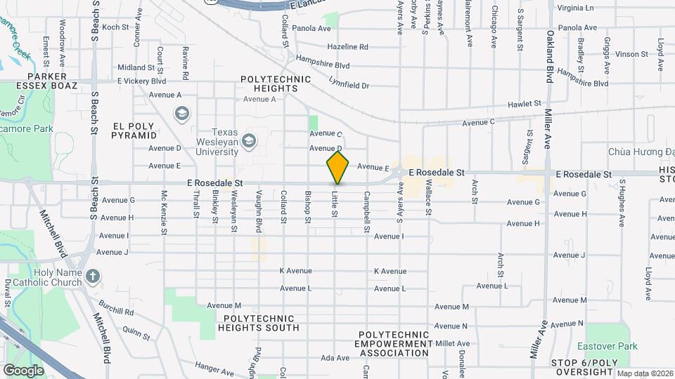 3500 E Rosedale St Mapa y Detalles de la Ubicación