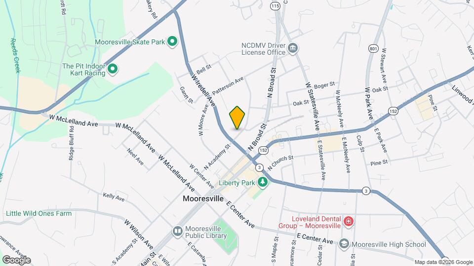 318 N Academy St Map and Location Details