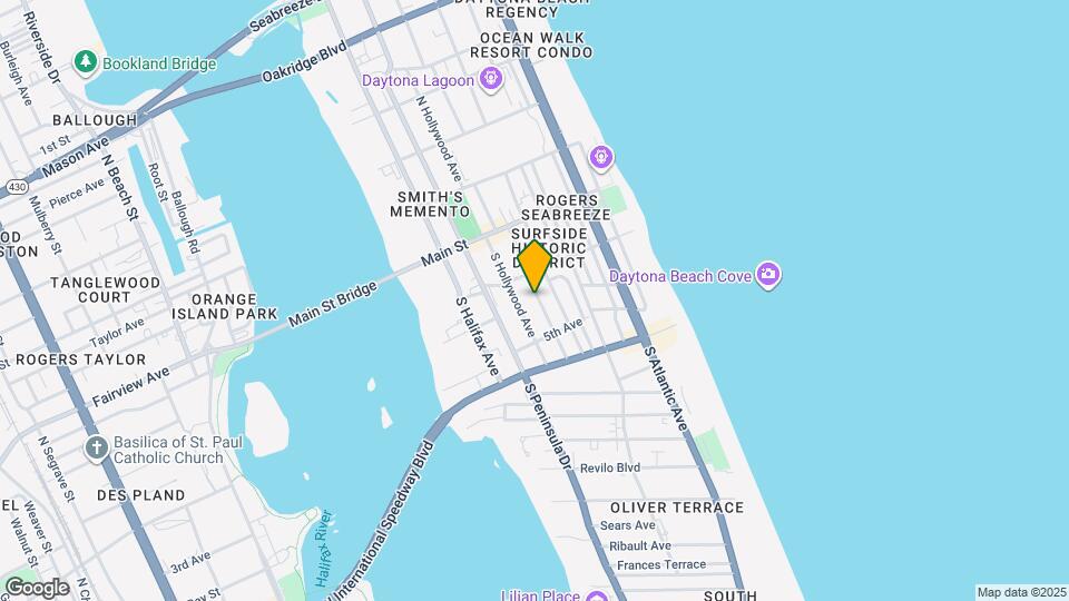 124 S Oleander Ave, Unit Oleander 3 Map and Location Details