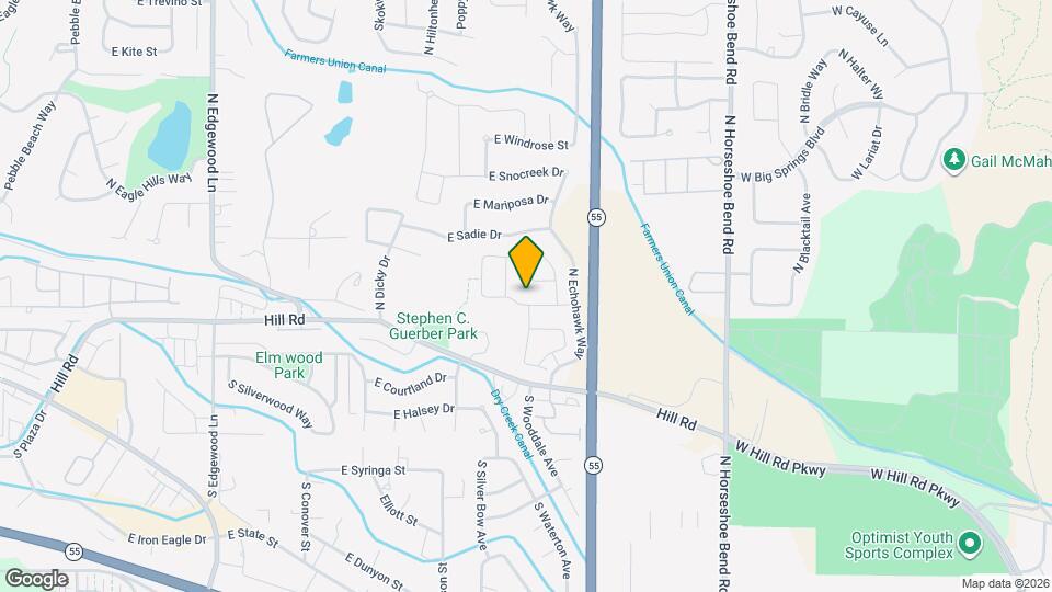 2580 E Blackstone Dr Map and Location Details