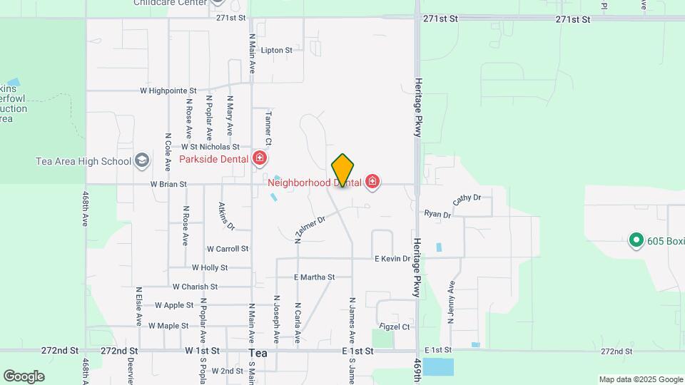 425 E Brian St Map and Location Details