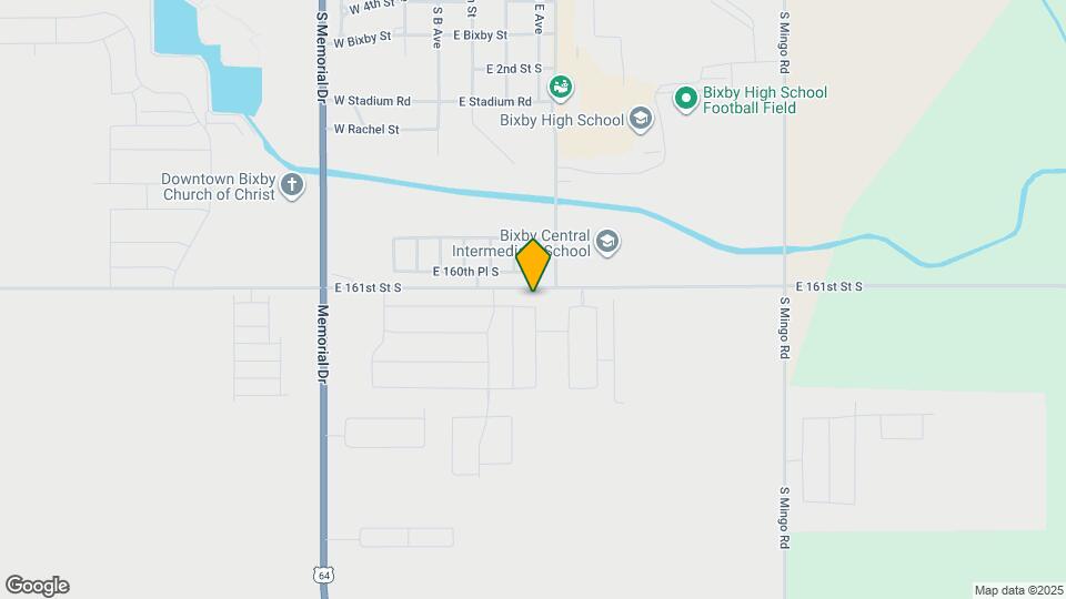 8717 E 161st Pl S Mapa y Detalles de la Ubicación