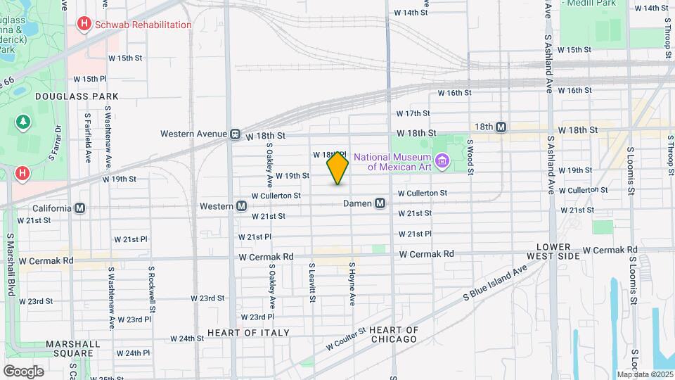 2120 W Cullerton St Map and Location Details