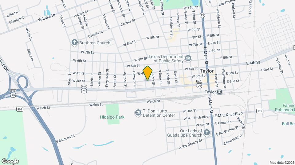 208 Shaw St Map and Location Details