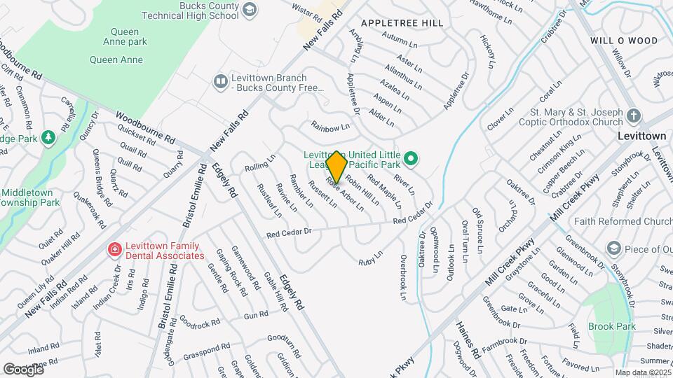 43 Russett Ln Mapa y Detalles de la Ubicación