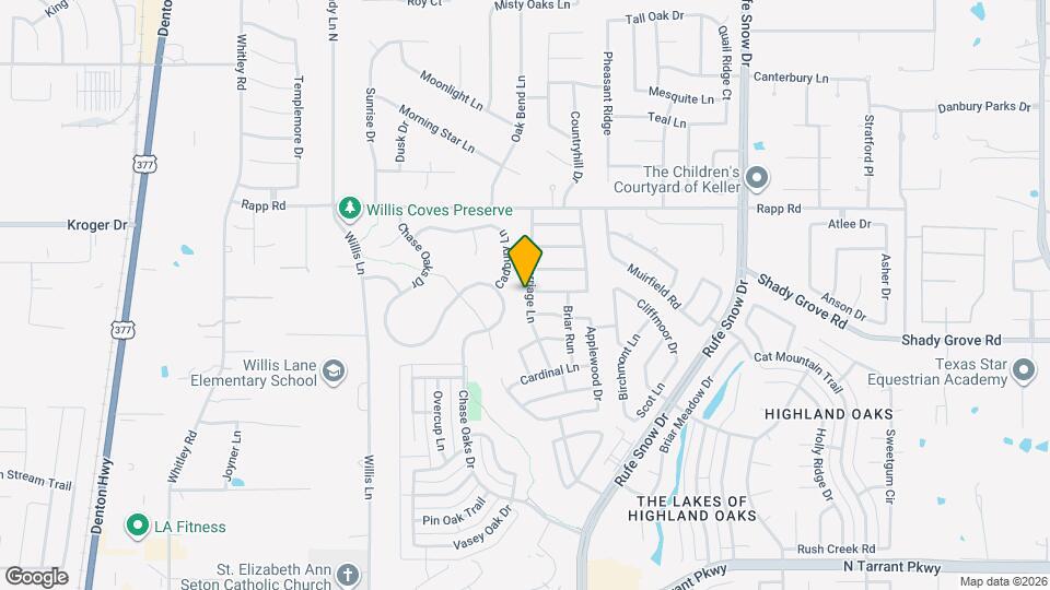 1404 Carriage Ln Map and Location Details