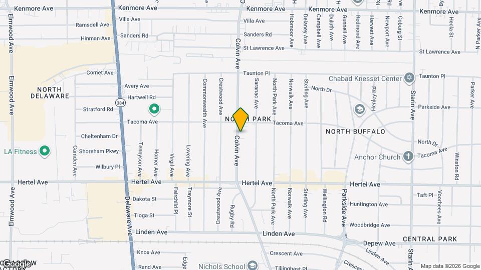 359 Colvin Ave, Unit Upper Mapa y Detalles de la Ubicación