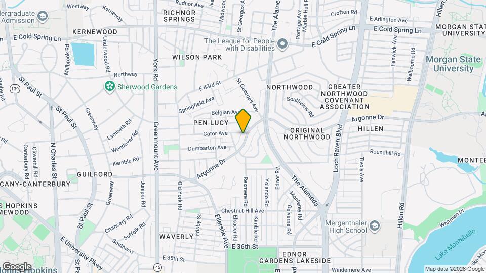 934 Argonne Dr Map and Location Details