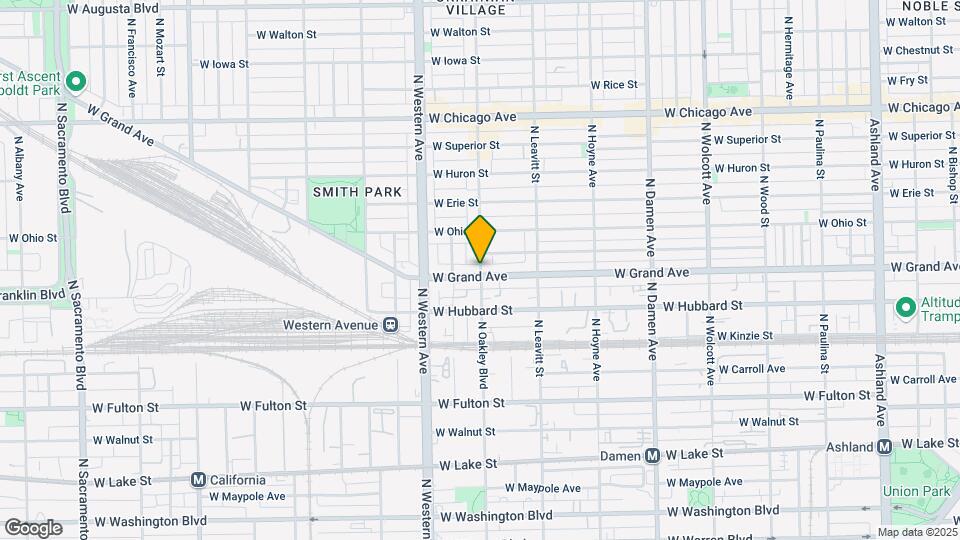 504 S Oakley Ave Map and Location Details