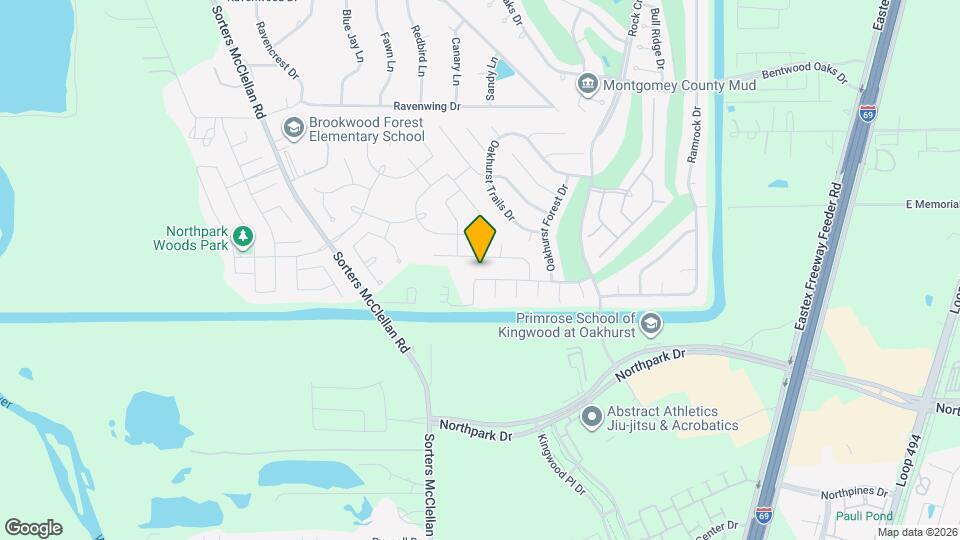20743 Oakhurst Park Dr Map and Location Details