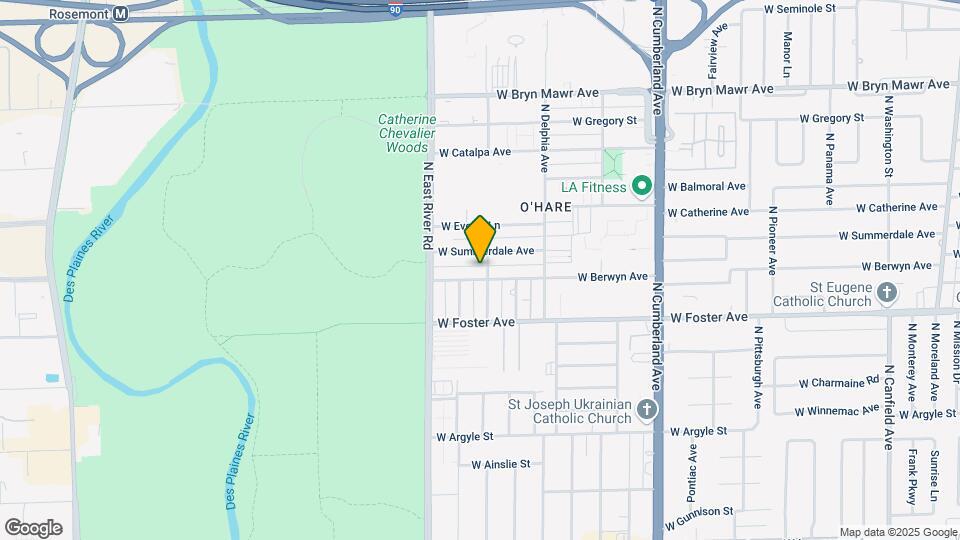 8708 Unit 3N West Berwyn Avenue Map and Location Details