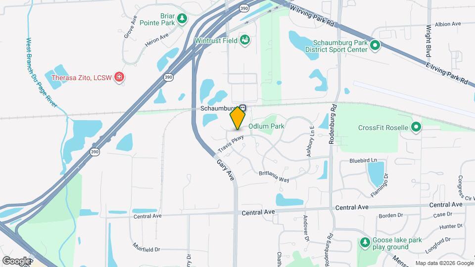 1504 Thornfield Ln Map and Location Details