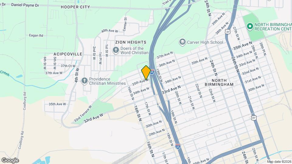 1721 35th Ave N Map and Location Details