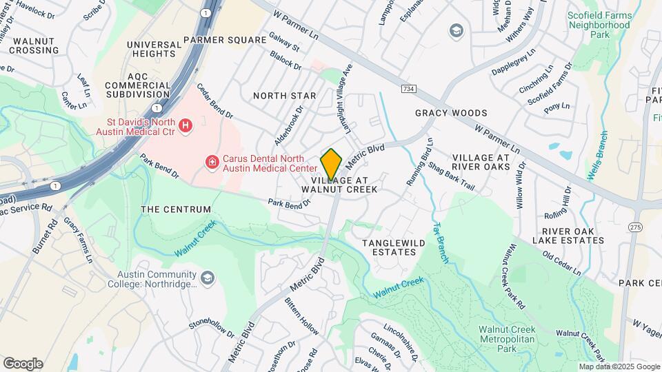 Walnut Creek Crossing Map and Location Details