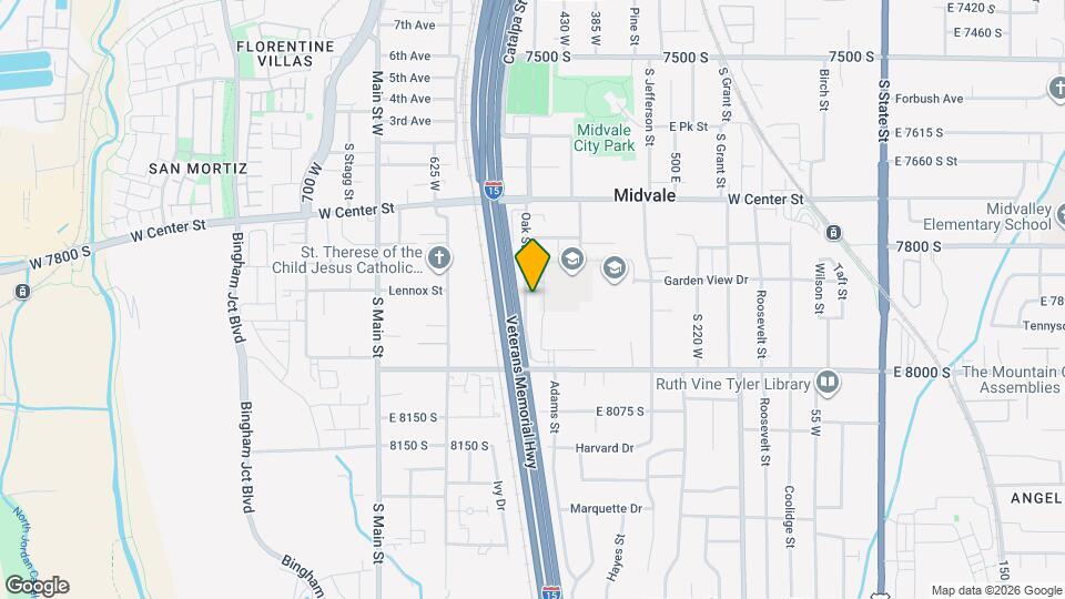 7879 Oak St Map and Location Details
