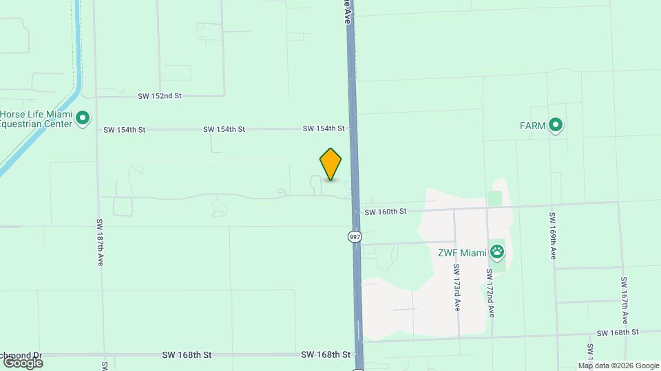 17795 SW 158th St Map and Location Details