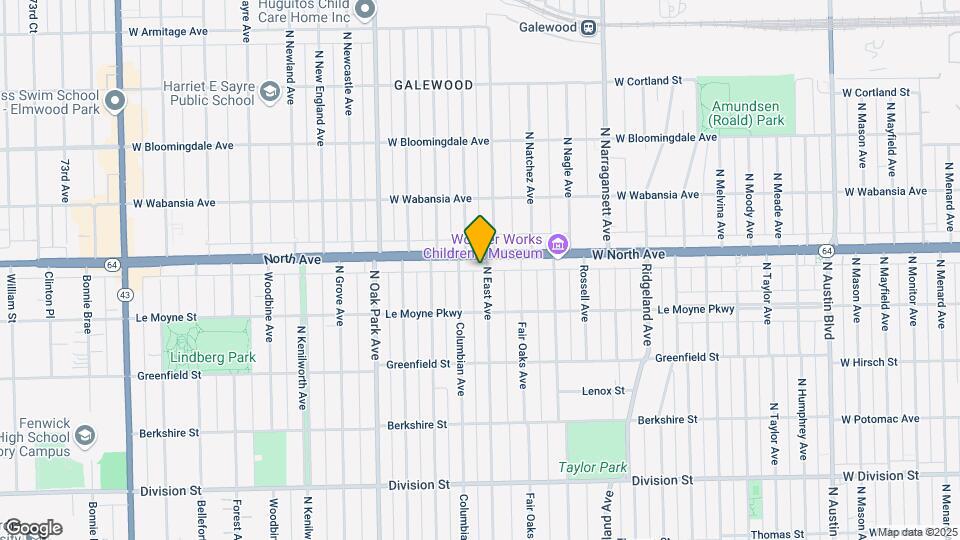 6605 North Ave Map and Location Details