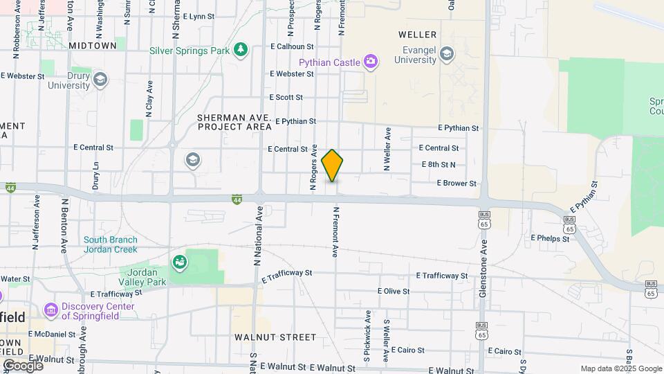 711 N Fremont Ave Map and Location Details